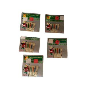 Vintage Fi 12 Volt Replacement Lights 5 Packages of 5 (25 Total) NEW Old Stock
